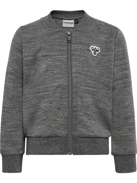 Zippowana bluza dla niemowląt Hummel Bee. Szare bluzy i bluzki niemowlęce HUMMEL, bez wzorów, z bawełny, bez ramiączek, długie, bez kaptura. Za 244.20 zł.
