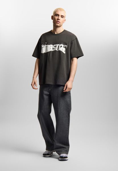 Koszulka sportowa męska Prosto Splash z krótkim rękawem. Czarne t-shirty sportowe męskie Prosto., l, z bawełny, bez ramiączek. Za 155.99 zł.