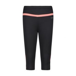 Damskie legginsy 3/4 CMP. Czarne legginsy damskie CMP, xs, bez wzorów, z materiału. Za 202.35 zł.