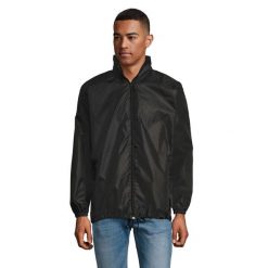 Kurtka Wiatrówka Unisex Dla Dorosłych. Brązowe kurtki damskie SOL'S, s, bez wzorów, bez kaptura. Za 86.99 zł.