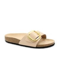 Kapcie Birkenstock Madrid Bb Damskie. Brązowe kapcie damskie Birkenstock, z materiału. Za 667.85 zł.