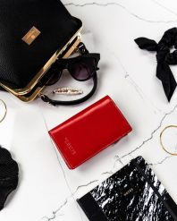 Portfel skórzany Cavaldi [DH] 249-GCL RED czerwony. Czerwone portfele damskie 4U Cavaldi, bez wzorów, ze skóry. Za 63.99 zł.