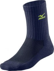Skarpety treningowe uniseks Mizuno Volley Socks. Niebieskie skarpetki damskie Mizuno, bez wzorów, z bawełny. Za 29.99 zł.