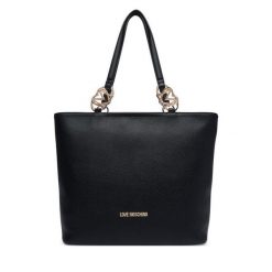 Torebka LOVE MOSCHINO. Czarne torebki klasyczne damskie Love Moschino, bez wzorów, bez dodatków. Za 1,009.00 zł.