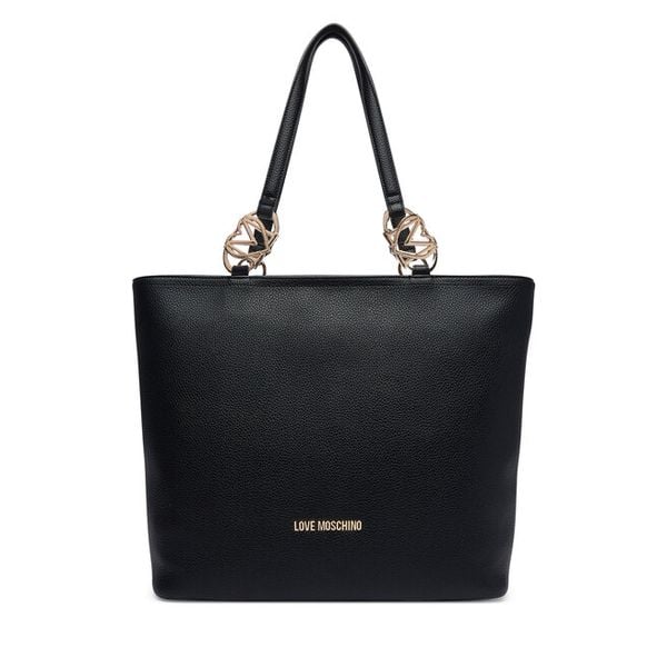 Torebka LOVE MOSCHINO. Czarne torebki klasyczne damskie Love Moschino, bez wzorów, bez dodatków. Za 1,009.00 zł.