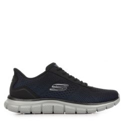 Buty treningowe męskie, Slip-Ins: Track - Revno. Niebieskie buty fitness męskie Skechers, na fitness i siłownię. Za 379.99 zł.