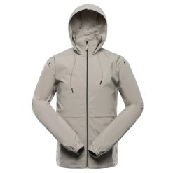 Kurtka męska miejska przeciwdeszczowa Alpine Pro Remon. Brązowe kurtki męskie Alpine Pro, m, bez wzorów, sportowe, bez kaptura. W wyprzedaży za 409.00 zł.