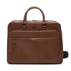 Torba na laptopa Guess. Brązowe torby na laptopa męskie Guess. Za 599.99 zł.