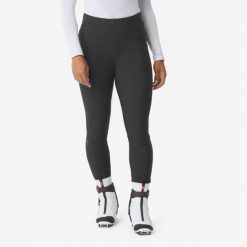 Legginsy do narciarstwa biegowego damskie Quechua XCS 100. Czarne bielizna termoaktywna damska QUECHUA, l, bez wzorów, z dzianiny. Za 89.99 zł.