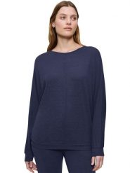 Triumph Koszulka w kolorze granatowym rozmiar: 44. Niebieskie bluzki damskie Triumph, bez wzorów, bez kołnierzyka, bez ramiączek. Za 82.83 zł.