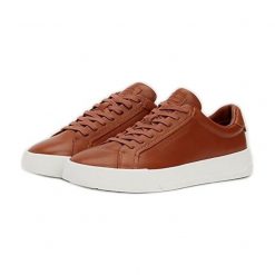 Buty Tommy Hilfiger Court Best Cognac FM0FM05136GVI brązowe. Brązowe buty sportowe na co dzień męskie z gumy, bez zapięcia. Za 714.15 zł.