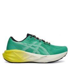 Buty do biegania Asics. Zielone obuwie do biegania damskie Asics. Za 679.99 zł.