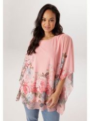 Aniston Bluzka w kolorze jasnoróżowym rozmiar: 52. Różowe bluzki damskie Aniston, bez wzorów, bez kołnierzyka, bez ramiączek. Za 173.99 zł.