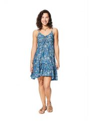 Ipanima Sukienka w kolorze granatowo-beżowym rozmiar: 38/40. Niebieskie sukienki damskie Ipanima, bez wzorów, bez kołnierzyka, bez ramiączek, mini. Za 65.99 zł.