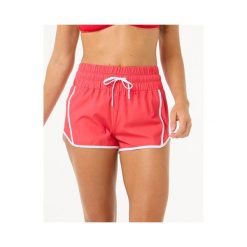 Spodenki surfingowe damskie Rip Curl High Waist Retro Volley 3" Czerwony. Czerwone szorty damskie Rip Curl, bez wzorów, retro, z podwyższonym stanem. Za 149.99 zł.