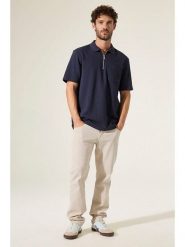Garcia Koszulka polo w kolorze granatowym rozmiar: XL. Niebieskie koszulki polo męskie Garcia, xl, bez wzorów, z bawełny, bez ramiączek. Za 131.74 zł.