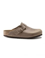 Sandały Boston Olejowana Skóra Rozmiar 45 - 0960811 Brązowy. Brązowe sandały męskie Birkenstock, z materiału, bez zapięcia. Za 557.95 zł.