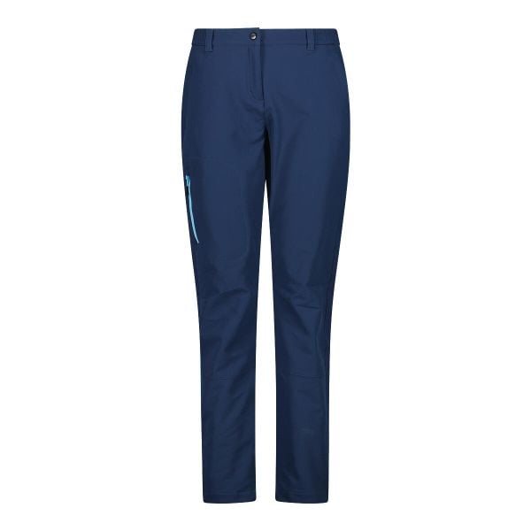 Spodnie damskie z poliestru CMP Unlimitech. Niebieskie spodnie materiałowe damskie CMP, bez wzorów, z poliesteru, sportowe. Za 340.00 zł.