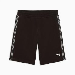 Spodenki męskie Puma ESS TAPE 9" TR 69169601. Czarne szorty męskie Puma, l, z materiału, do biegania. Za 174.00 zł.
