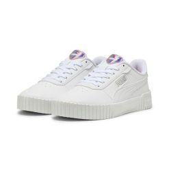 Damskie Buty Sportowe Carina 2.0 GirlPower. Białe buty sportowe na co dzień damskie Puma, bez wzorów, z gumy, trekkingowe. Za 243.99 zł.