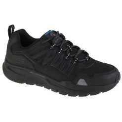 Buty trekkingowe męskie, Skechers Escape Plan 2.0 Ashwick. Czarne buty trekkingowe męskie Skechers, z materiału, bez zapięcia, trekkingowe. Za 376.00 zł.