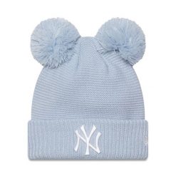 Czapka New Era. Niebieskie czapki zimowe damskie New Era. Za 149.99 zł.