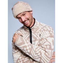 Czapka - Teddy Twist - Brązowa Multi. Brązowe czapki zimowe damskie POEDERBAAS. Za 221.12 zł.