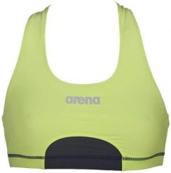 Top damski tank top biustonosz sportowy Arena Perf Revo. Żółte biustonosze sportowe damskie Arena, uniwersalny, z aplikacjami, z elastanu, bez ramiączek. Za 100.99 zł.