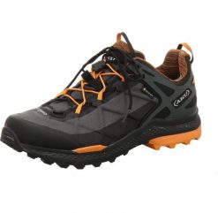 Buty trekkingowe męskie AKU Rocket Dfs GTX. Brązowe buty trekkingowe męskie Aku, z gore-texu, bez zapięcia, trekkingowe, gore-tex. Za 816.70 zł.
