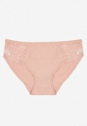 Różowe Bawełniane Majtki Figi o Klasycznym Fasonie Venalice. Czerwone figi damskie Renee, l, z aplikacjami, z bawełny. Za 9.99 zł.