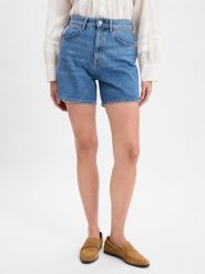 Marc O'Polo Denim Dżinsowe szorty - Filda Kobiety Bawełna niebieski, 31. Niebieskie szorty damskie Marc O'Polo Denim, z aplikacjami, z bawełny. Za 379.95 zł.
