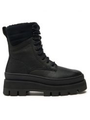 Clarks Botki Orianna 2 Hike 26178880 Czarny. Czarne botki damskie Clarks, ze skóry, bez obcasa, na płaskiej podeszwie, bez zapięcia. Za 729.99 zł.