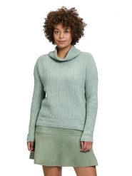 CARTOON Golf w kolorze błękitnym rozmiar: 44. Niebieskie golfy damskie Cartoon, bez wzorów, ze splotem, bez ramiączek. Za 100.04 zł.