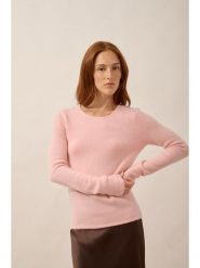 Just Cashmere Kaszmirowy sweter "Joyce" w kolorze jasnoróżowym rozmiar: XXL. Różowe swetry klasyczne damskie Just Cashmere, xxl, z kaszmiru, bez kołnierzyka. Za 383.80 zł.