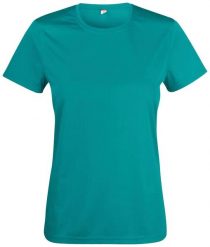 Clique Basic Active-T Women Koszulka 100% poliester. Niebieskie t-shirty damskie CLIQUE, l, bez wzorów, z dzianiny, bez kołnierzyka. Za 103.92 zł.