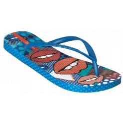 Japonki damskie plażowe do rekreacji Ipanema Lovely II. Czerwone klapki damskie Ipanema, bez wzorów, z gumy, bez obcasa. Za 129.40 zł.