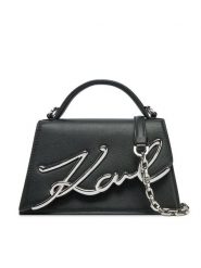 KARL LAGERFELD Torebka A1W30038 Czarny. Czarne torebki klasyczne damskie Karl Lagerfeld, bez wzorów, ze skóry, bez dodatków. Za 1,234.99 zł.