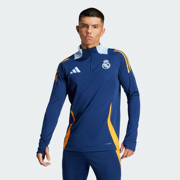 Bluza Real Madrid Tiro 24 Competition Training. Brązowe bluzy bez kaptura męskie Adidas, xl, z materiału. Za 308.20 zł.