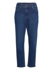 MOSS COPENHAGEN Dżinsy "Evolet Rikka" - Tapered fit - w kolorze niebieskim rozmiar: M. Niebieskie jeansy damskie MOSS COPENHAGEN. Za 122.96 zł.