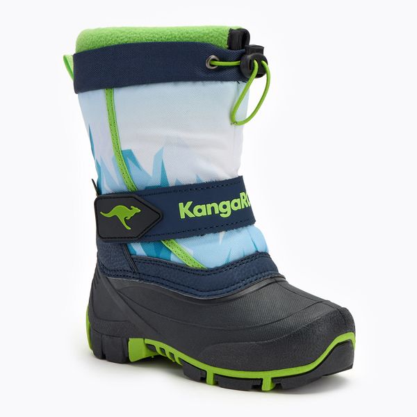 Śniegowce dziecięce KangaROOS Kanga-Bean IV dk. Buty zimowe męskie Kangaroos, z materiału, bez zapięcia. Za 149.99 zł.