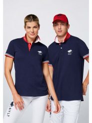 Polo Sylt Koszulka polo w kolorze granatowym rozmiar: XXL. Niebieskie bluzki damskie Polo Sylt, xxl, bez wzorów, z bawełny, bez ramiączek. Za 125.45 zł.