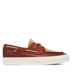 Tenisówki Vans. Brązowe trampki i tenisówki męskie Vans, bez wzorów, bez zapięcia. Za 399.99 zł.