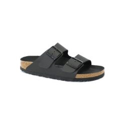 Klapki unisex Birkenstock Arizona Birkoflor. Czarne klapki damskie Birkenstock, z materiału. Za 389.00 zł.