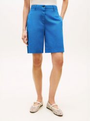 Tommy Hilfiger Szorty Kobiety Bawełna niebieski, 34. Niebieskie szorty damskie Tommy Hilfiger, bez wzorów, z bawełny. Za 379.95 zł.
