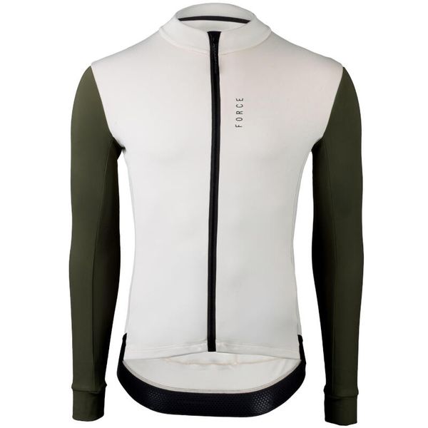 Koszulka rowerowa dla dorosłych z długim rękawem Force Endless ocieplana. Czarne t-shirty sportowe męskie FORCE, na jesień, l, z elastanu, bez ramiączek, na fitness i siłownię. Za 299.00 zł.