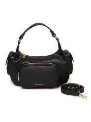 Mia Tomazzi Skórzana torebka "Bechi" w kolorze czarnym - 32 x 19 x 12 cm rozmiar: onesize. Czarne torebki klasyczne damskie Mia Tomazzi, bez wzorów, z materiału, bez dodatków. Za 378.54 zł.