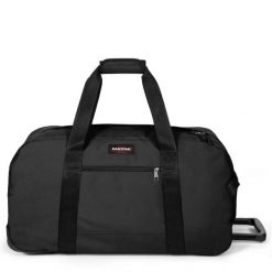 Torba podróżna Eastpak Container 85 Plus. Czarne torebki klasyczne damskie Eastpak, bez wzorów, z materiału, duże, bez dodatków. Za 580.65 zł.