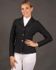 Damska kurtka konkursowa Harry's Horse Onyx. Czarne kurtki damskie HARRYS HORSE, s, bez wzorów, z elastanu, bez kaptura. Za 480.50 zł.