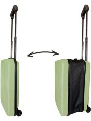 Joybos Walizka w kolorze jasnozielonym - 34 x 47,5 x 28 cm rozmiar: onesize. Zielone walizki Joybos, bez wzorów, z materiału. Za 230.59 zł.