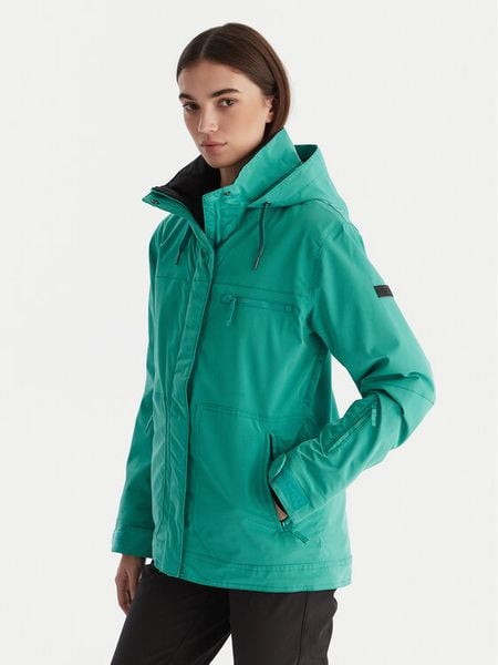 Roxy Kurtka narciarska ERJTJ03530 Zielony Regular Fit. Zielone kurtki narciarskie i snowboardowe damskie Roxy, s, bez wzorów, z syntetyku, bez kaptura, narciarskie. Za 919.99 zł.